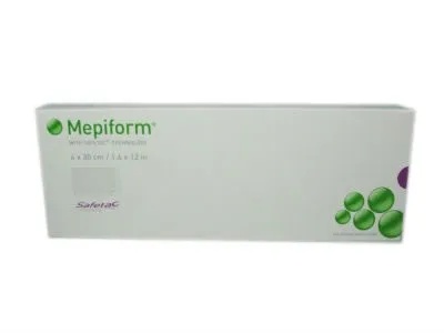 Pansament autoadeziv pentru tratamentul cicatricilor Mepiform, 4 x 30cm, 1 bucata, Molnlycke