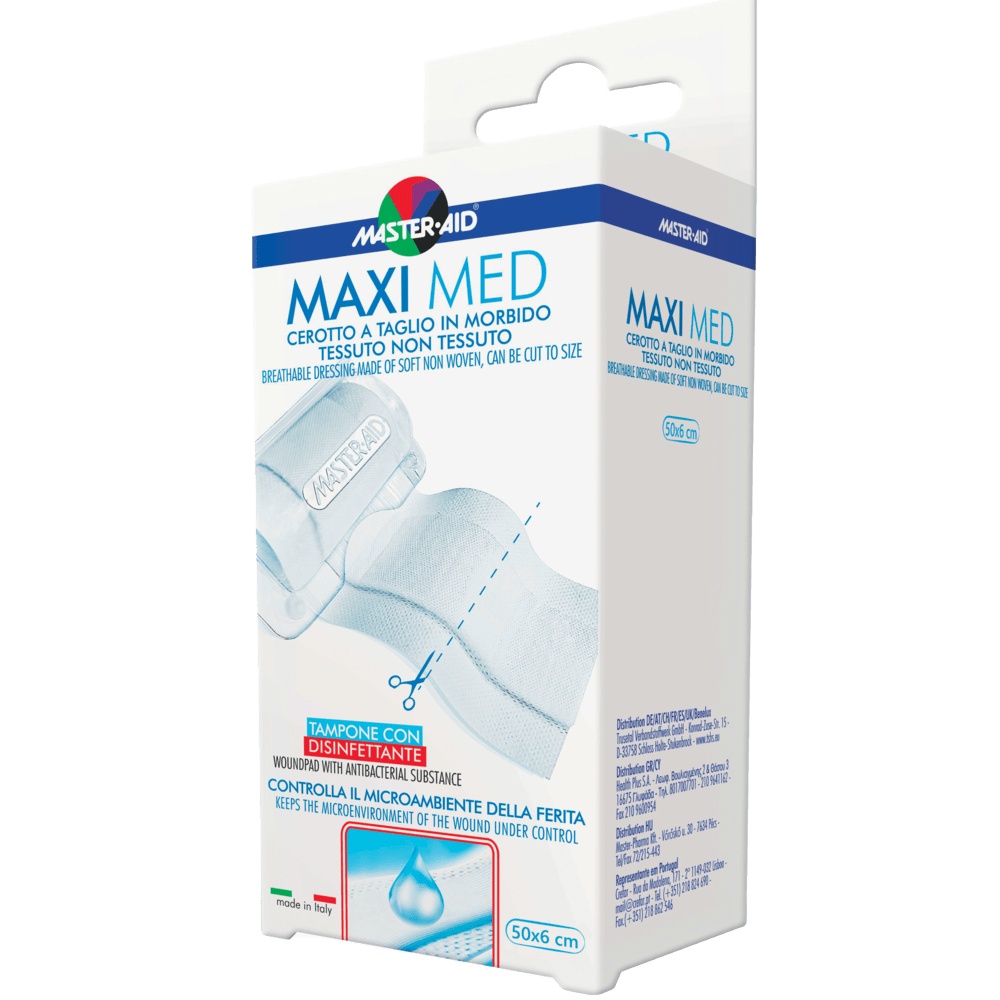 Pansament autoadeziv rola Maxi Med Master-Aid, 50x6 cm, Pietrasanta Pharma