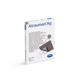 Pansament cu Argint Atrauman Ag 5 x 5 cm, 10 bucati – Hartmann