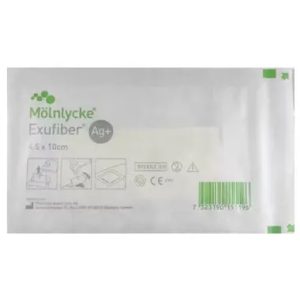 Pansament Exufiber Ag+ 20 x 30cm, 1 bucata, Molnlycke