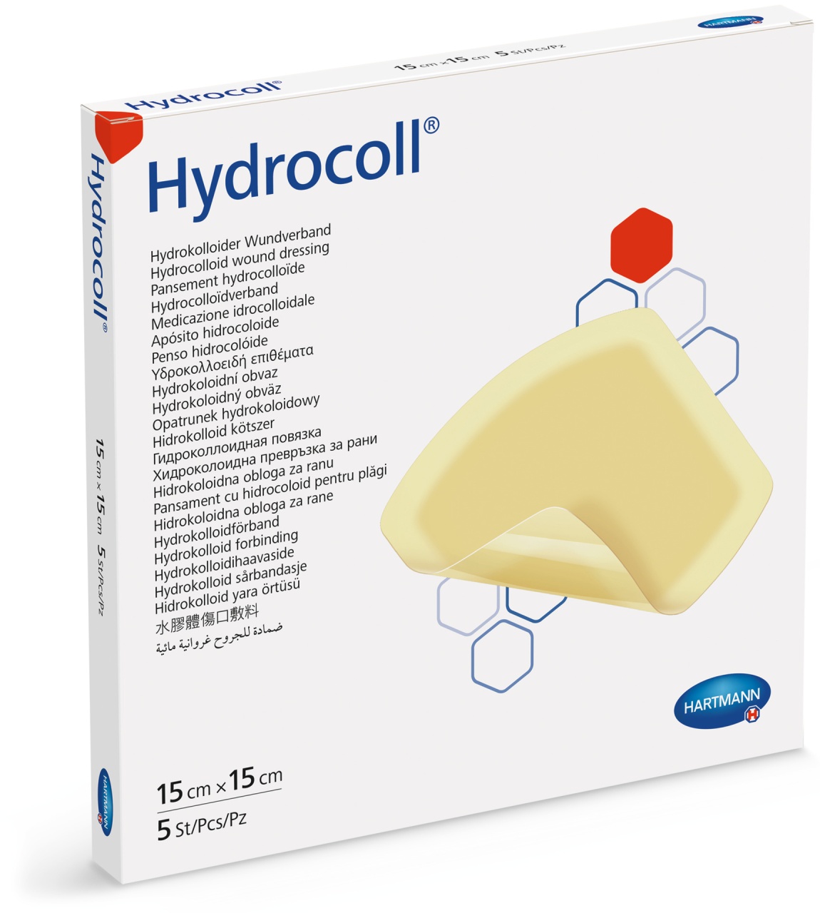 Pansament hidrocoloidal Hydrocoll 15x15 cm, 5 buc – Hartmann