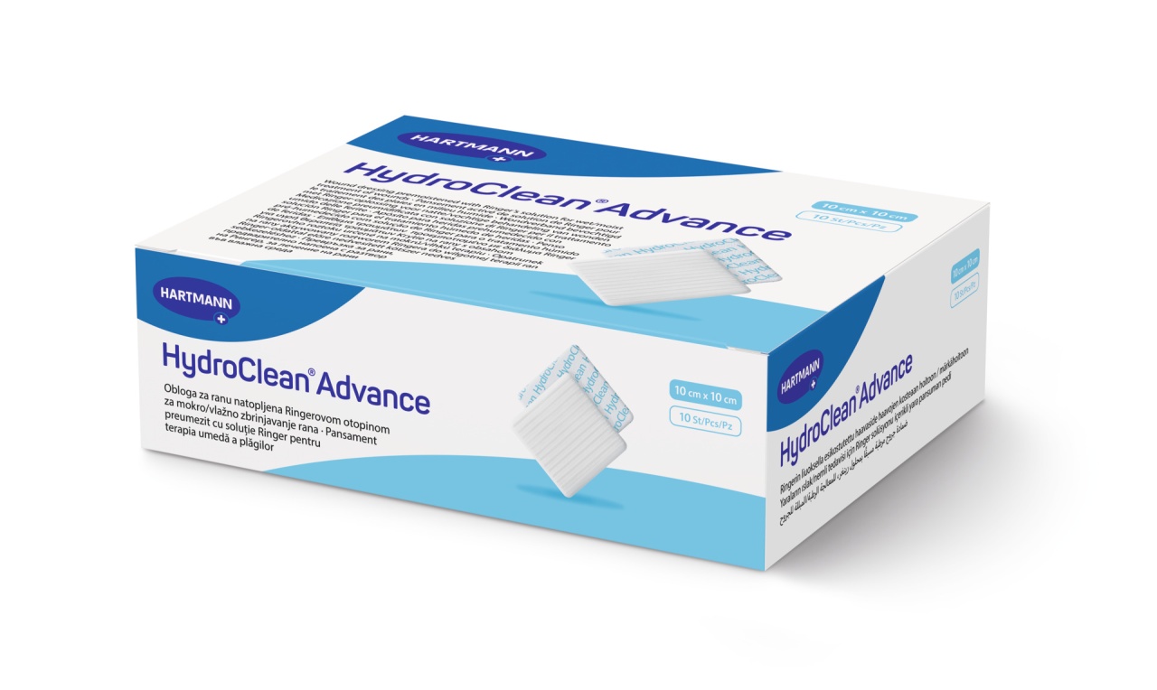 Pansament HydroClean Advance, 10 x 10 cm, 10 bucati – Hartmann