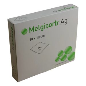 Pansament Melgisorb Ag 10 x 10cm, 1 bucata, Molnlycke
