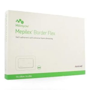 Pansament Mepilex Border Flex, 15 x 20cm, 1 bucata, Molnlycke