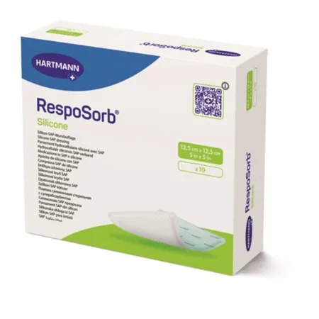 Pansament RespoSorb Silicone 12.5 x 12.5 cm, 10 bucati – Hartmann