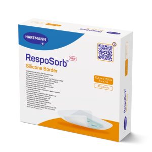 Pansament RespoSorb Silicone Border 17.5x17.5 cm, 10 buc – Hartmann