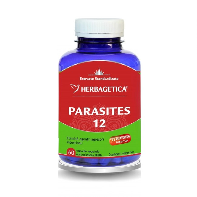 Parasites 12 Detox forte 60cps(Herbaget