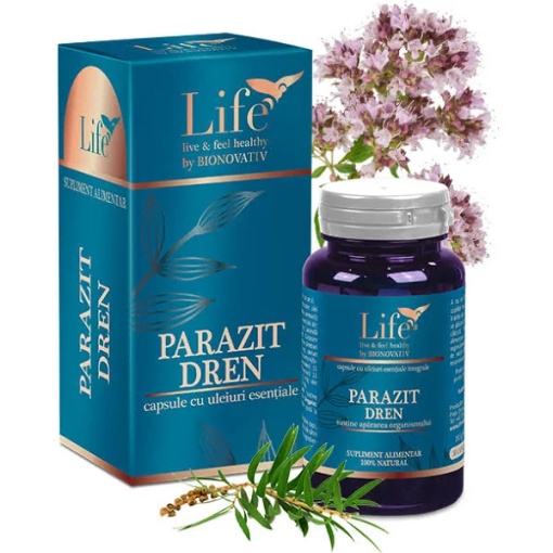 Parazit Dren Capsule cu Uleiuri Esentiale 30 capsule Bionovativ Life