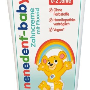 Pasta de dinti cu fluor Nenedent baby 0-2ani, 50ml, Dentinox