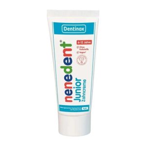 Pasta de dinti cu fluor Nenedent Junior pentru copii, 6-12ani, 50ml, Dentinox