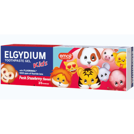 Pasta de dinti Elgydium Kids cu aroma de capsuni, 3-6 ani, 50 ml