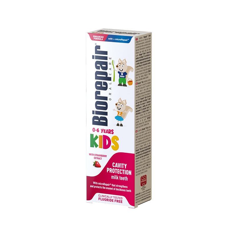 Pasta de dinti Junior cu aroma de capsuni 0-6 ani, 50ml, Biorepair