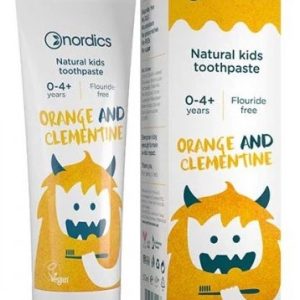Pasta de dinti pentru copii cu portocale si clementine, 50ml, Nordics