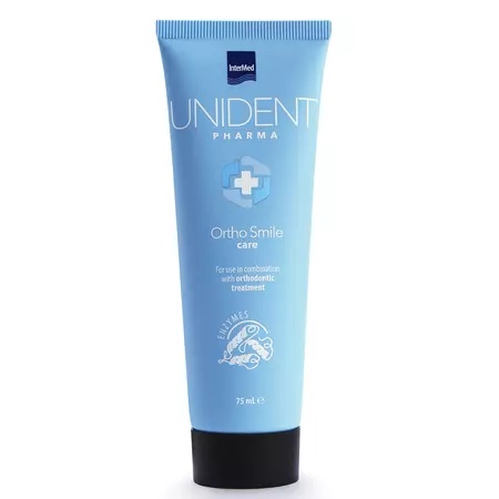 Pasta de dinti tratamentul ortodontic Ortho Smile Care Unident Pharma, 75 ml, Intermed