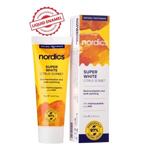 Pasta dinti albire cu citrice, 75ml, Nordics