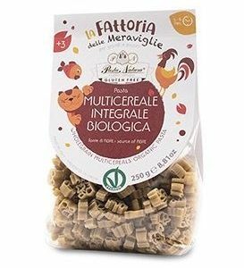 Paste integrale pentru copii multicereale eco, fara gluten, 250g, Pasta Natura