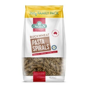 Paste spirale din hrisca fara gluten, 350g ORGRAN