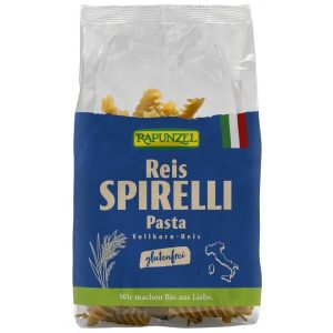 Paste Spirelli bio din orez integral, 250g, Rapunzel