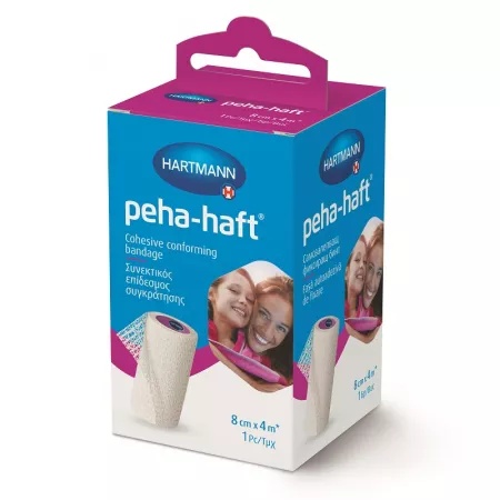 Peha-haft bandaj autoadeziv 8cm x 4m Hartmann