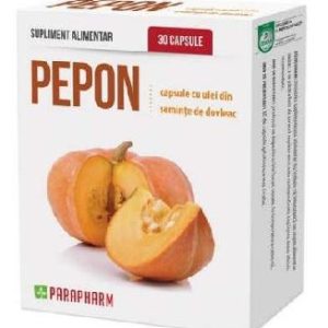 Pepon cu ulei de Dovleac, 30 capsule, Parapharm