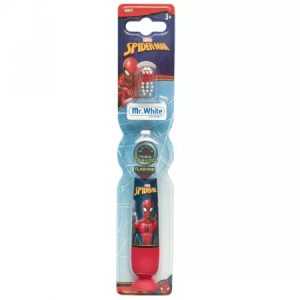 Periuta de dinti LED Soft pentru copii SpiderMan, +3 ani, Mr.White