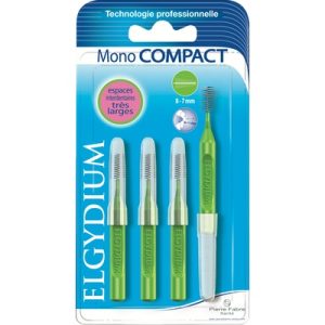 Periuta interdentara MonoCompact Verde, Elgydium