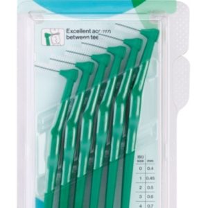 Periute Interdentare angle 0.8mm/nr. 5 verde, 6 bucati, TePe