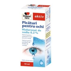 Picaturi de ochi cu Hialuronat de sodiu 0.2%, 10ml, Doppelherz