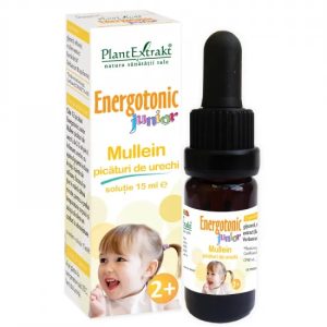Picaturi de urechi Energotonic Junior Mullein, 15ml, PlantExtrakt