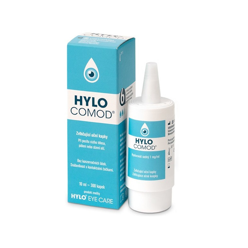 Picaturi lubrifiante pentru ochi Hylo-Comod, 10 ml, Ursapharm