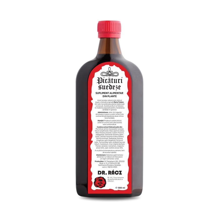 Picaturi suedeze x 500ml (Parapharm)