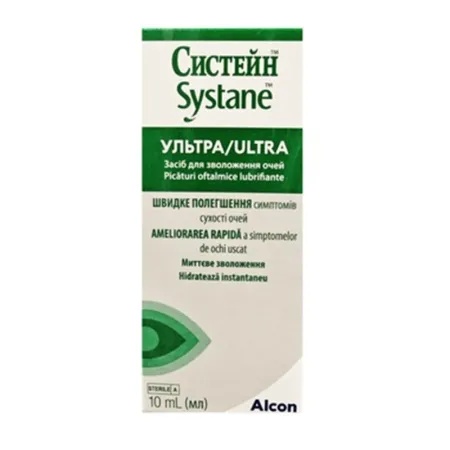 Picturi oftalmice lubrifiante Systane Ultra, 10 ml, Alcon