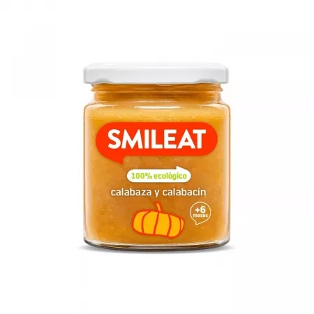 Piure Bio de legume cu dovleac, dovlecel si ulei de masline +6 luni, 230 g – Smileat