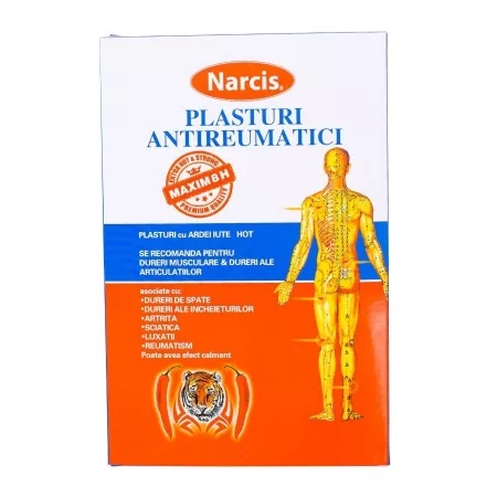 Plasture antireumatic ardei 6x9 NARCIS 1bc