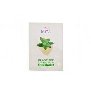 Plasture antireumatic cu menthol, 12 x 18cm, 1 bucata, Minut