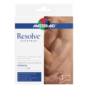 Plasture Resolve cu SPF50+ pentru cicatrici, 25 x 4cm, 1 bucata, Master-Aid