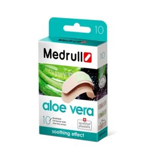 Plasturi cu Aloe vera, 10 bucati, Medrull