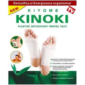 Plasturi detoxifianti talpi 6cmx8cm, 10buc, Kinoki