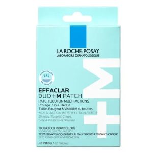 Plasturi invizibili si ultra subtiri anti-eruptii cutanate Effaclar Duo +M, 22 bucati, La Roche-Posay