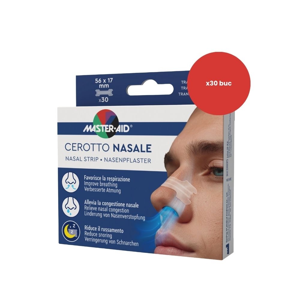 Plasturi nazali Master-Aid, 30 bucati – Pietrasanta Pharma