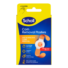 Plasturi pentru indepartarea bataturilor, 4 bucati, Scholl