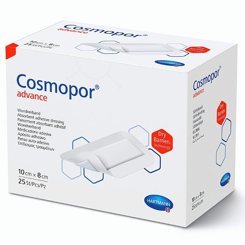 Plasturi postoperatorii Cosmopor Advance 10x8 cm, 25 buc – Hartmann