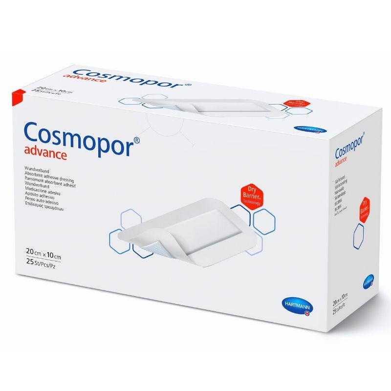Plasturi postoperatorii Cosmopor Advance 20x10 cm, 25 buc – Hartmann