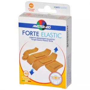 Plasturi rezistenti din panza Forte Elastic, 40 bucati, Master-Aid