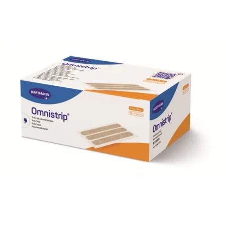 Plasturi sterili tip strip Omnistrip 6x76 mm, 50 x 3 buc – Hartmann