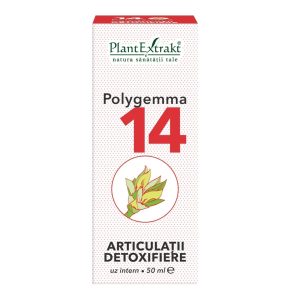 Polygemma 14, Articulatii detoxifiere, 50ml, PlantExtrakt