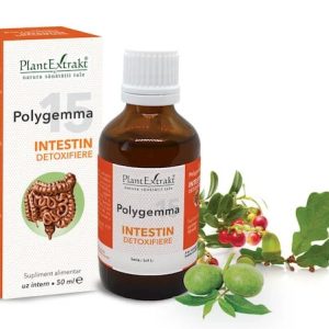 Polygemma 15, Intestin detoxifiere, 50 ml, Plant Extrakt