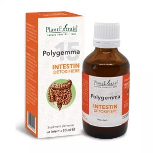 Polygemma 15, Intestin detoxifiere, 50ml, PlantExtrakt