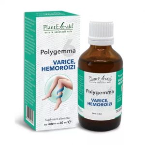 Polygemma 6, Varice si Hemoroizi, 50ml, PlantExtrakt