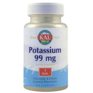 Potassium 99 mg, 100 capsule, Secom